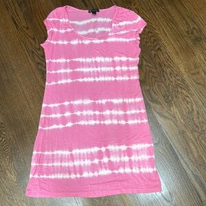 INC Pinnk Tie Dye Gown/cover up #packware